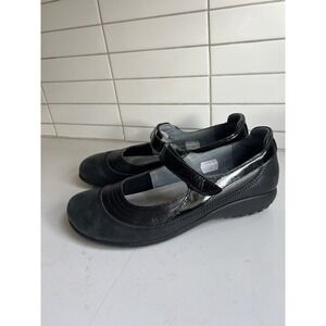 Naot Women's Kirei Black Leather Mary Jane Loafers Size EU 41 US 10 10.5 Comfort